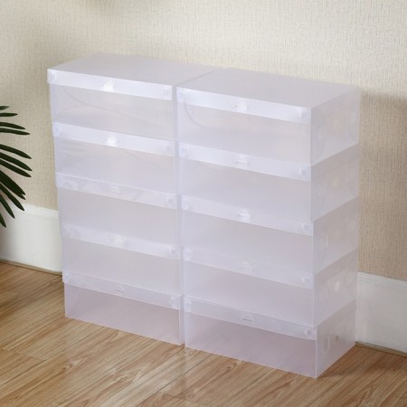 Box for storing boots with a lid Uni Size, 30 × 52 × 12 cm-7