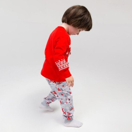Pajama nursery, red color, height 98 cm-2