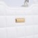 Bag Female Tout with zipper, white color
