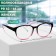 Ready glasses GA0672 (color: C2 black, pink; diopter: + 2; tint: no)