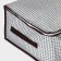 COVFR for storing things "Willy", 45 × 30 × 20 cm, white-brown color