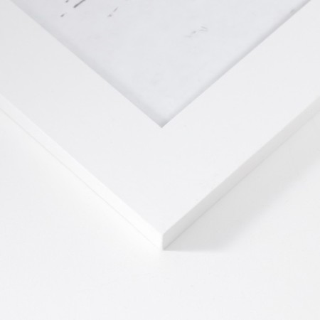 Photo frame MDF 21x30 cm "Trend" White (plastic screen)-2