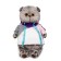 Soft toy "Basik in a multi -colored sweatshirt", 19 cm