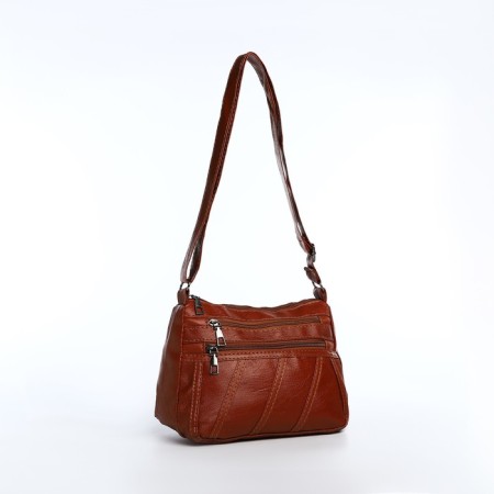 Love bag with lightning, brown color-3