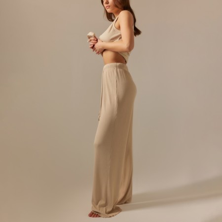 Women's home pants SL Home p. XL, beige-3
