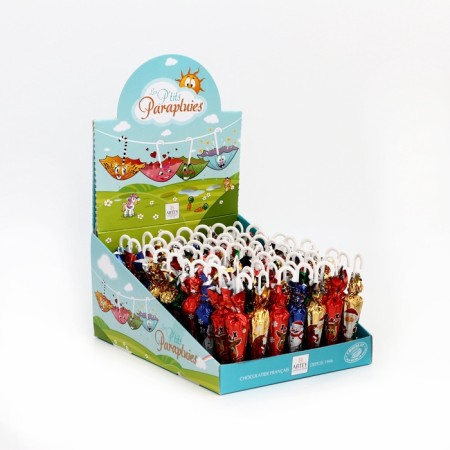 New Year. Figure chocolate "Christmas Umbrella", 12 g