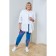 Female legins, size 56, blue color