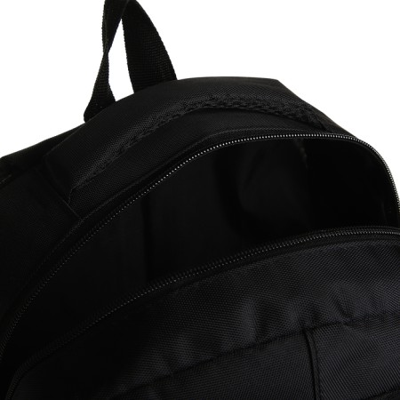 Young backpack from textiles with lightning, 5 pockets, black/blue color-5