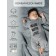 Knitted Knitted Children's Pure Love Made, height 80 cm, gray color