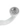 Siphon for shower pallet ORIO A-42589, 1 1/2 "x40 mm, with corrugation 40x40/50 mm