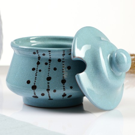 Sugar "Pskovskaya" 0.3l / 12x12.5cm, blues-1