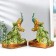 Polystone souvenir "Colorful peacock on a stand" 12.5x18.5x28.5 cm