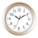 Watch Wall Interior "Classics", silent, D-30 cm, rim transparent golden