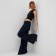 Women's pants minku: minku: safari blue color, size 48