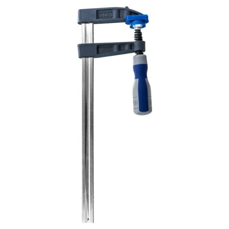 Cobalt clamps 244-575, F-shaped, forged, 80 × 300 mm, 270 kgf, 0.89 kg