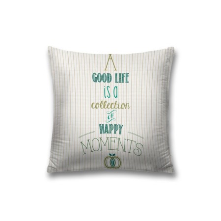 Pillowcase decorative "Collection of moments", on a zipper, size 45x45 cm