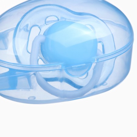 A container for storing and sterilizing children's nipples and dummy, blue color-4