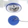 Siphon for the bathtub Unicorn S12, 1 1/2 "x40 mm, flat with corrugated triber 40x40x50 mm