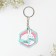 Gift set "I love you", magnet + keychain, 10 x 19 cm.