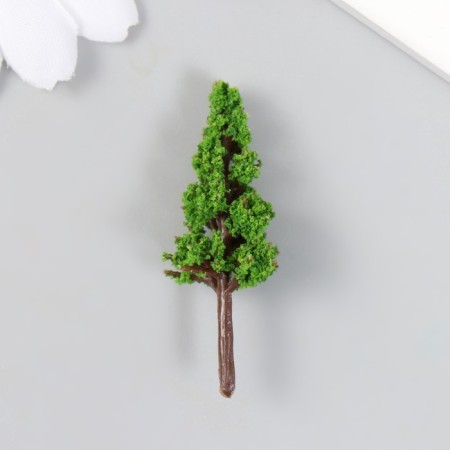 Artificial plant for creativity plastic "Fir" 2x4.3 cm