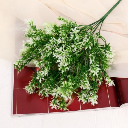 Bouquet "Asparagus Galant" 29 cm, white-green