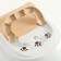 Domik toilet for cats closed with a door 50*38*37 cm, beige-white