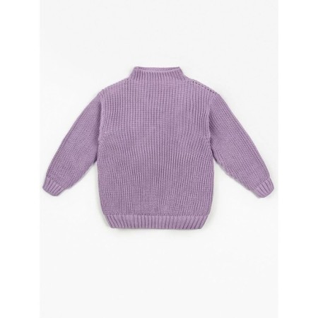 Свитер для девочки Amarobaby Knit Soft, рост 134 см, цвет фиолетовый-6