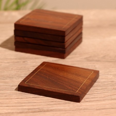 Hot stands (set 6 pcs) 10x8x8 cm, tree shisham-4