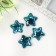 Decor for creativity Textile "Stars" sequins set 4 pcs mix 5x5 cm