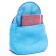 Blue backpack, with a zipper, with a pocket, 19 x 22 cm "Elsa", a cold heart