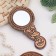 Mirror, with a pen, 37.5 x 15 cm, birch bark