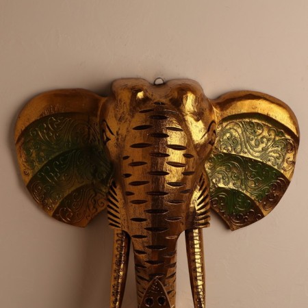 Souvenir tree "Elephant Head" 40x36x12 cm-3