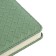 Delicidal of a non -combined A5 136 sheets, leatherette Devente. Clair, solid cover with foam rubber, perforation, liesse, block 70, green