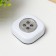 Night Pushlite "Square" 4XLED, 3AAA white 6.5x6.5x2.5 cm Risalux