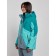 Ski jacket female, size 58, dark green color