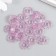 Beads for creativity plastic "Gaika" set 20 pcs Lilac 1.3x1.3x0.5 cm
