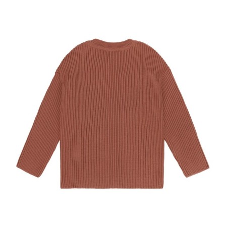 Jumper for girls, height 152 cm, brown color-1