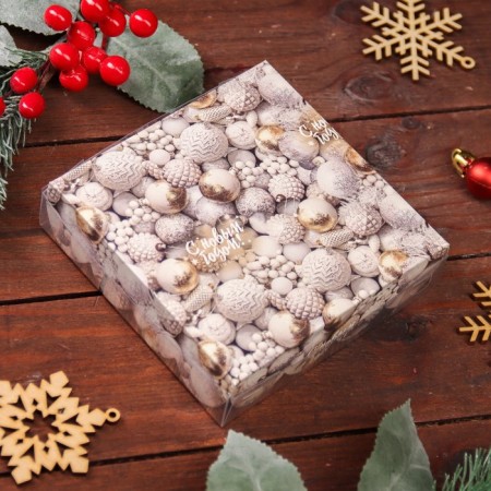 Bearbox "New Year's toys", 12 x 12 x 3-1