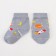Socks crumb I am "cosmos", gray, 10-12 cm