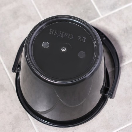 Bucket, 7 l, black color-2
