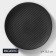 Porcelain plate Magistro line, d = 26.5 cm, black color