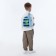 Baby backpack on lightning, blue color