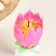 Candle for Cake Musical "Tulip", Pink, 12 × 5 cm