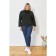 Women's turtleneck, size 54, black color