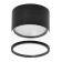 Ceiling Feron Feron HL454, IP20, GX53, 12 W, 85x85x94 mm, black color black