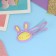 Shirley hair set (2 elastic bands 5 cm, 4 invisible 5.5 cm) butterfly, lilac