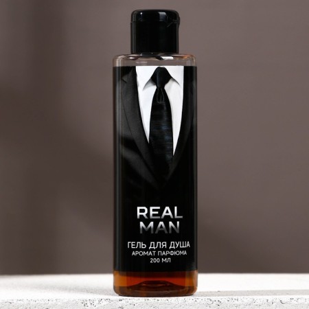 Gift kit Real Strong Man, shower gel 200 ml and hair shampoo 200 ml, Hard line-5
