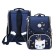 School standard, 33 x 25 x 13 cm, Grizzly, + bag for shoes, plush, blue
