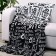 Black & White 150x200cm Palace, Aerosoft 190g/m, PE 100%