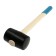Kiyanka tundra, wooden handle, black rubber, 450 g